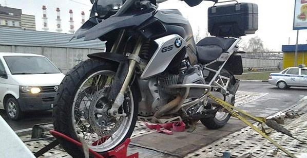 Эвакуатор для мотоцикла