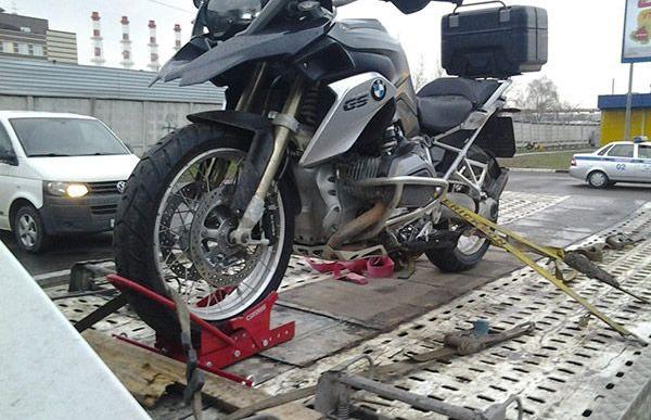 Эвакуатор для мотоцикла
